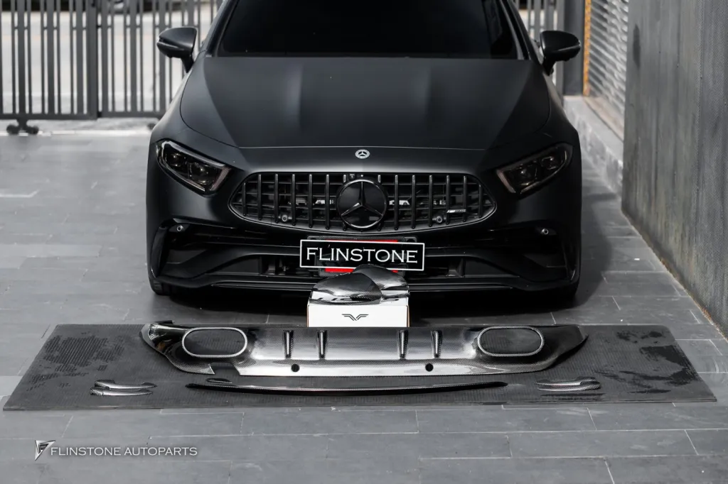 Mercedes Benz Cls พาร์ทคาร์บอน ดิฟ สปอยเลอร์ มือจับ กระจก Usus