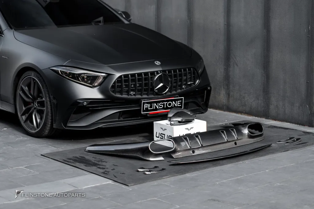 Mercedes Benz Cls พาร์ทคาร์บอน ดิฟ สปอยเลอร์ มือจับ กระจก Usus