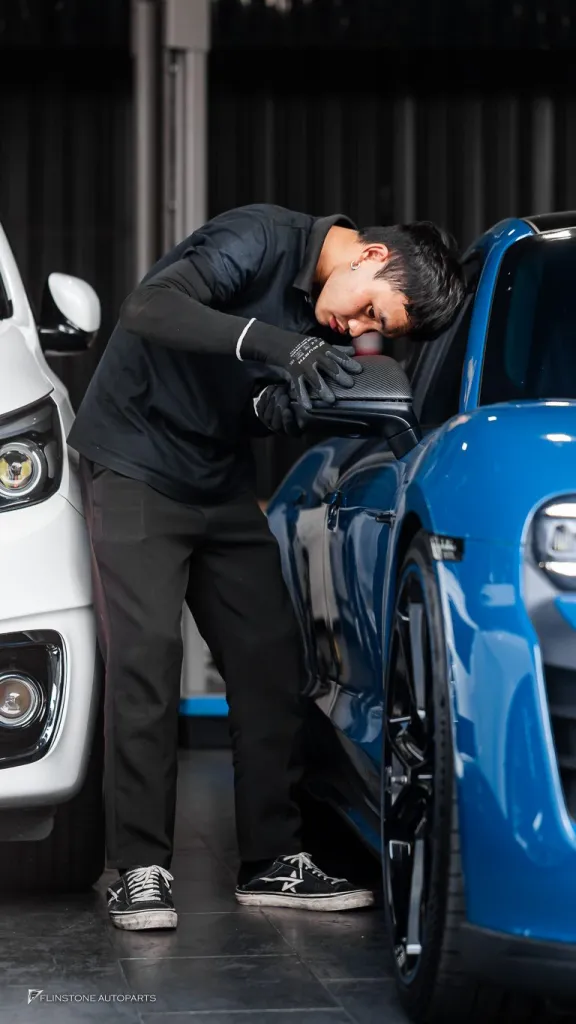 Porsche Taycan กระจก Usus