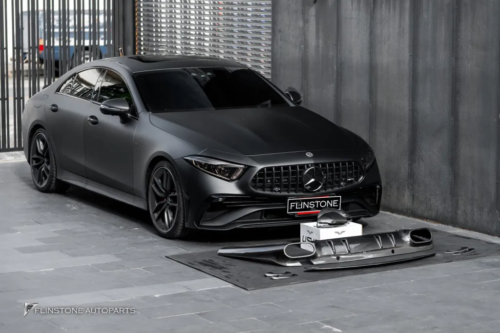 Mercedes Benz Cls พาร์ทคาร์บอน ดิฟ สปอยเลอร์ มือจับ กระจก Usus