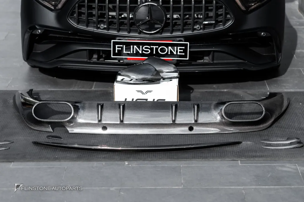 Mercedes Benz Cls พาร์ทคาร์บอน ดิฟ สปอยเลอร์ มือจับ กระจก Usus