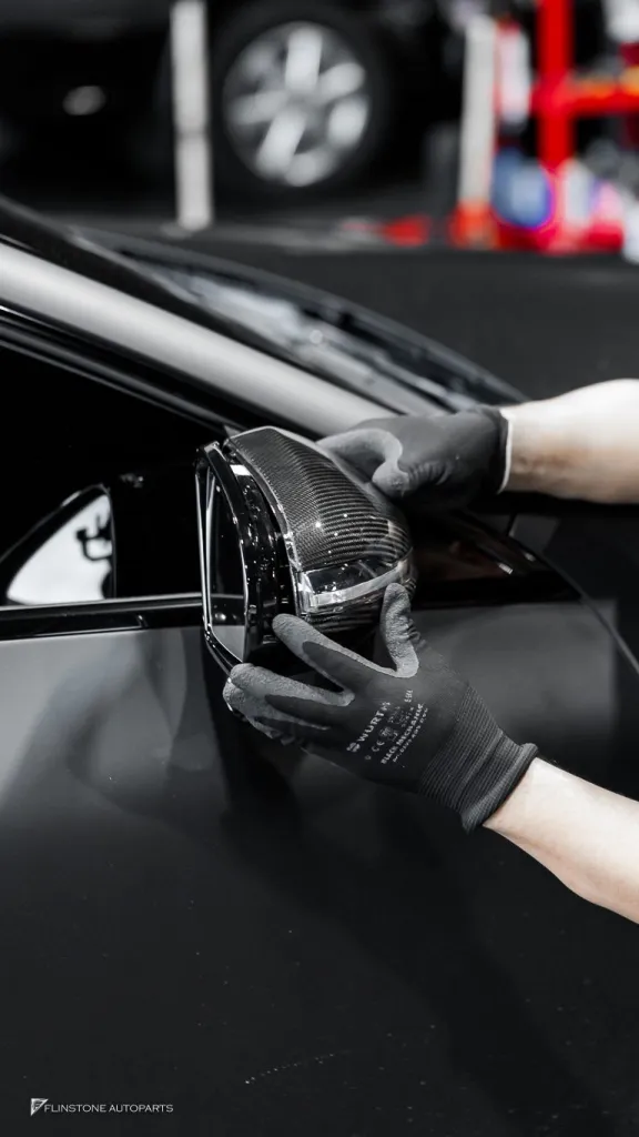 Mercedes Benz Cls พาร์ทคาร์บอน ดิฟ สปอยเลอร์ มือจับ กระจก Usus