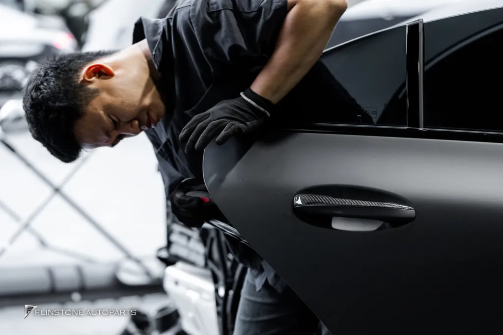 Mercedes Benz Cls พาร์ทคาร์บอน ดิฟ สปอยเลอร์ มือจับ กระจก Usus