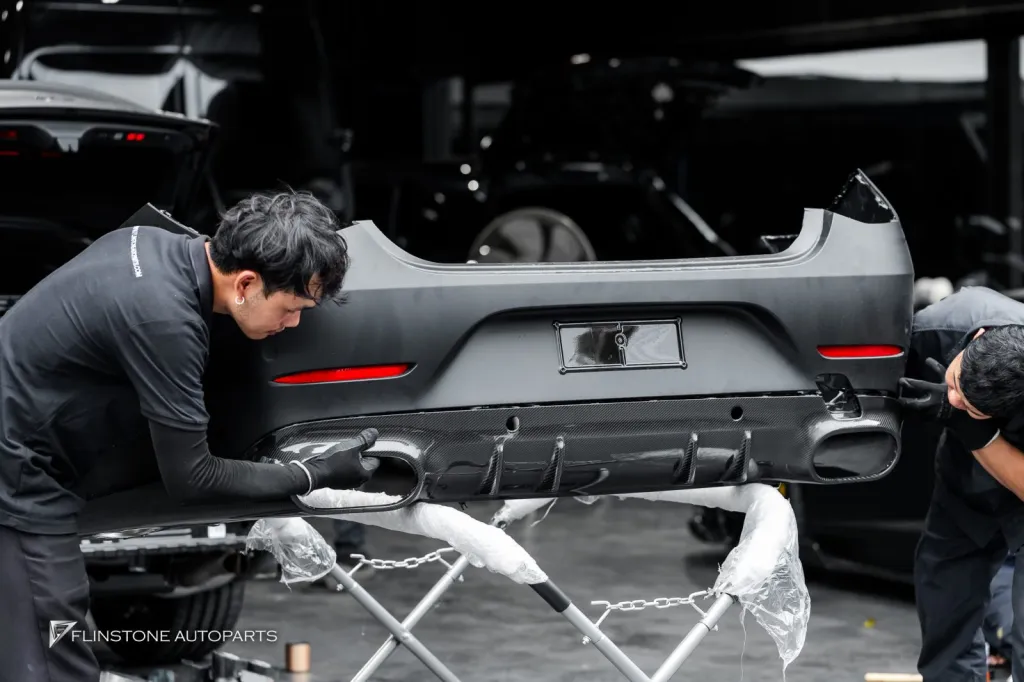 Mercedes Benz Cls พาร์ทคาร์บอน ดิฟ สปอยเลอร์ มือจับ กระจก Usus