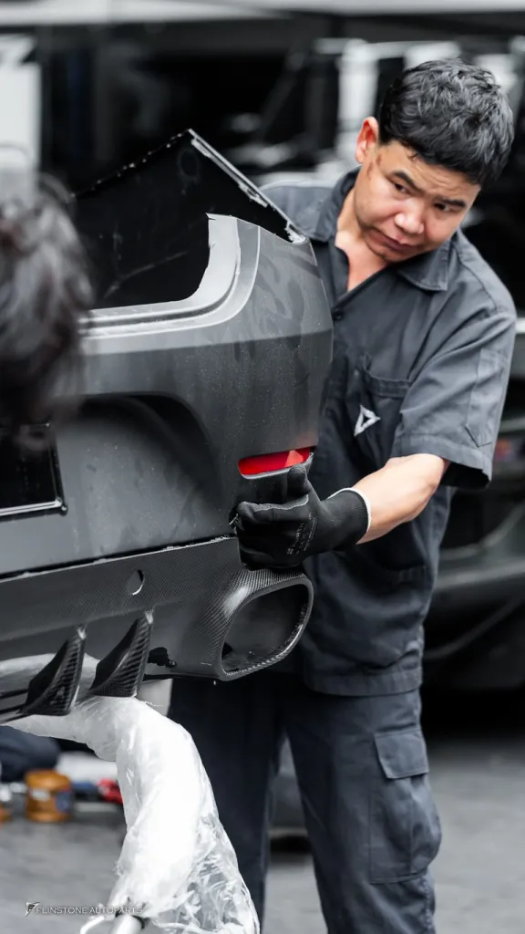 Mercedes Benz Cls พาร์ทคาร์บอน ดิฟ สปอยเลอร์ มือจับ กระจก Usus