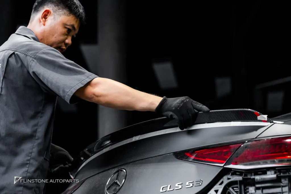 Mercedes Benz Cls พาร์ทคาร์บอน ดิฟ สปอยเลอร์ มือจับ กระจก Usus
