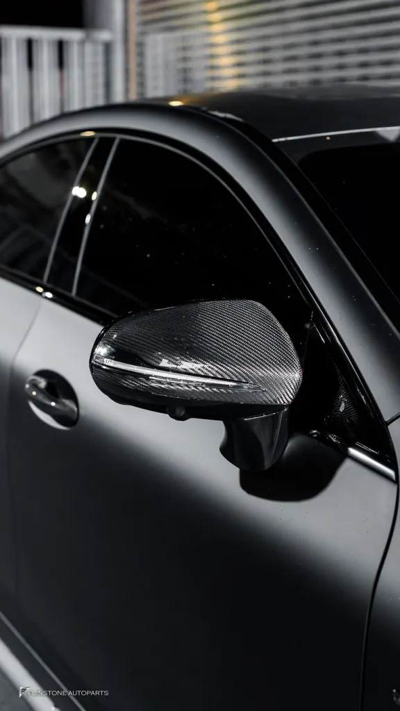 Mercedes Benz Cls พาร์ทคาร์บอน ดิฟ สปอยเลอร์ มือจับ กระจก Usus