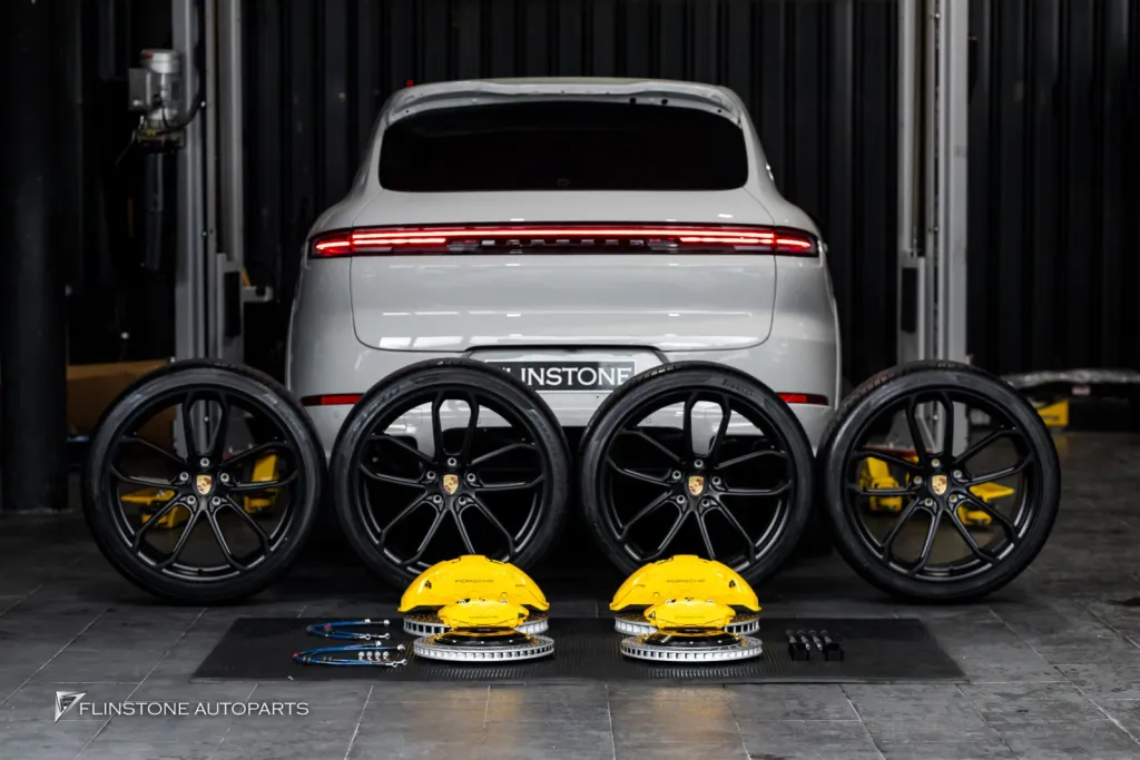 Porsche Cayenne เบรค ล้อ