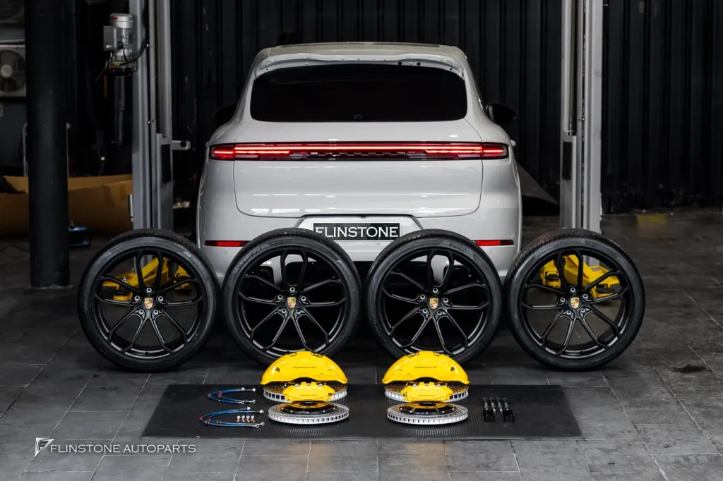 Porsche Cayenne เบรค ล้อ
