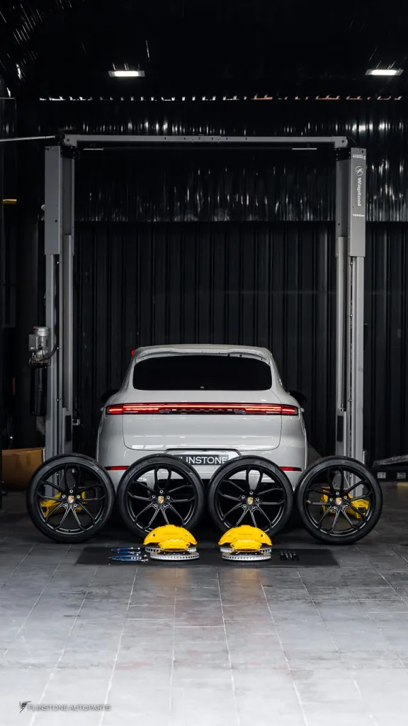 Porsche Cayenne เบรค ล้อ