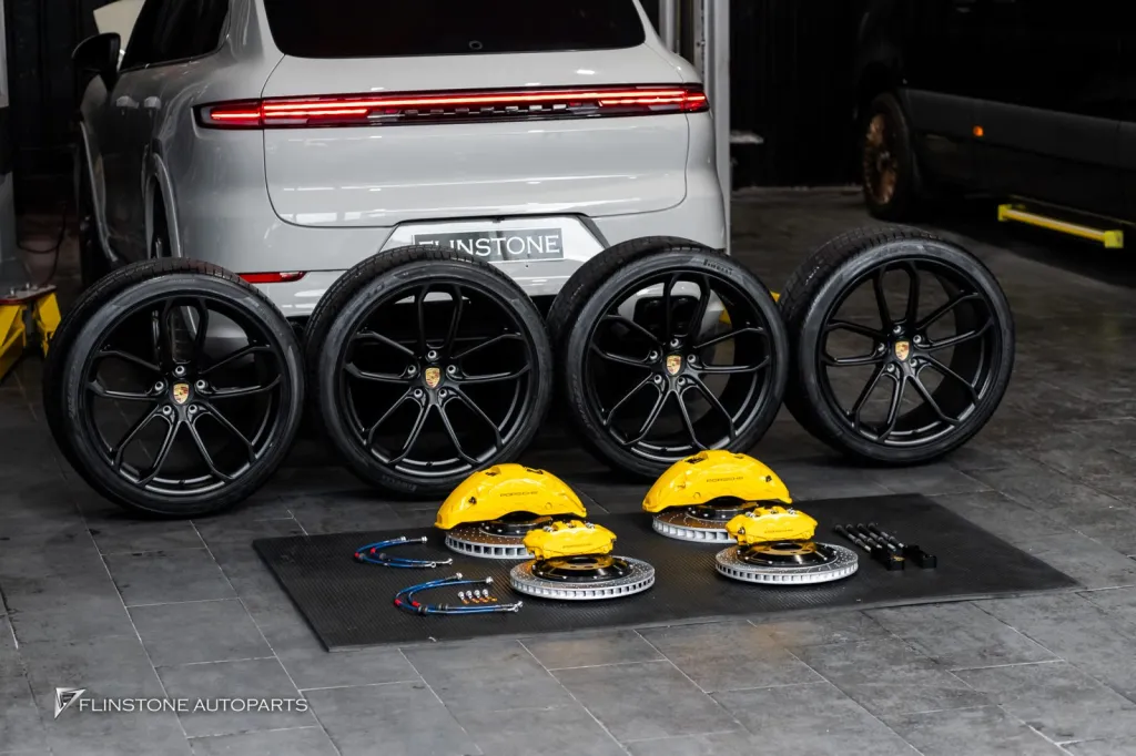 Porsche Cayenne เบรค ล้อ