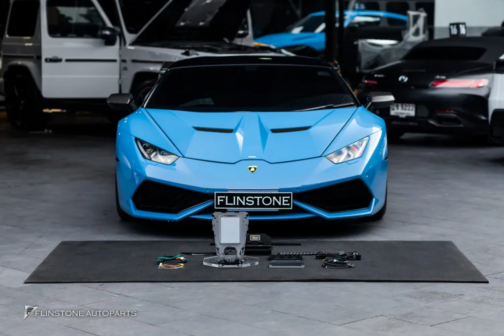 Lamborghini Huracan จอ android แท่นยึดป้ายทะเบียน