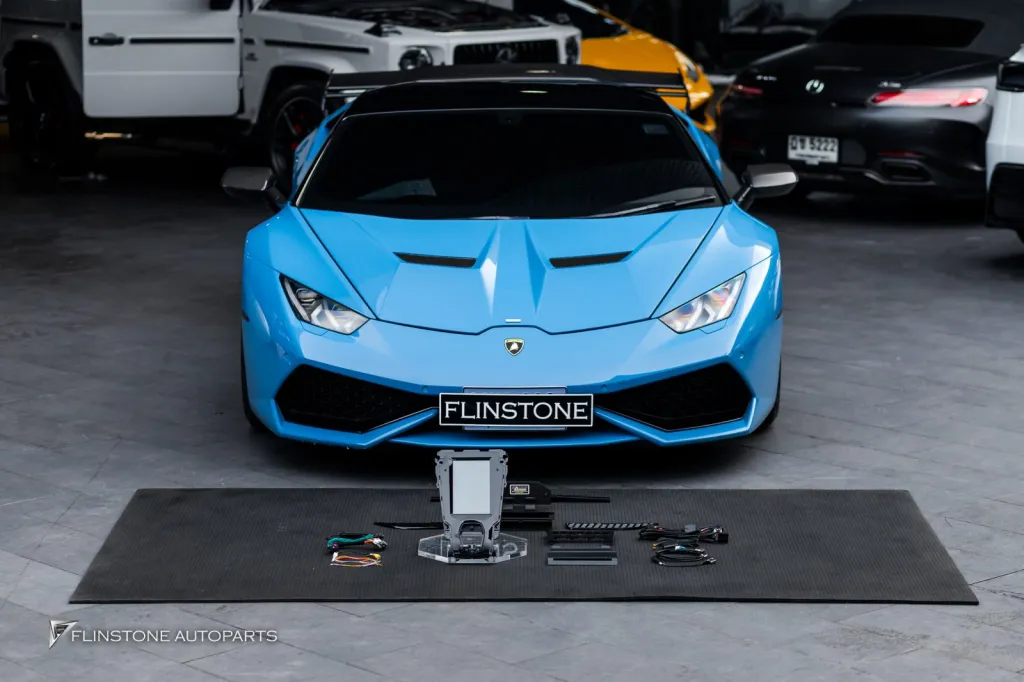 Lamborghini Huracan จอ android แท่นยึดป้ายทะเบียน
