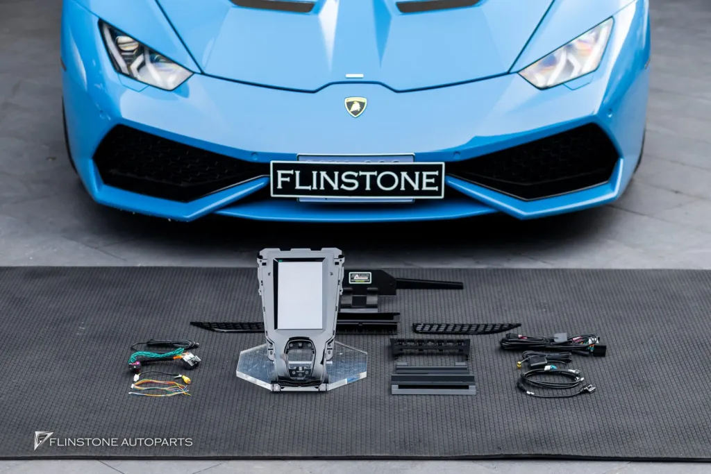 Lamborghini Huracan จอ android แท่นยึดป้ายทะเบียน