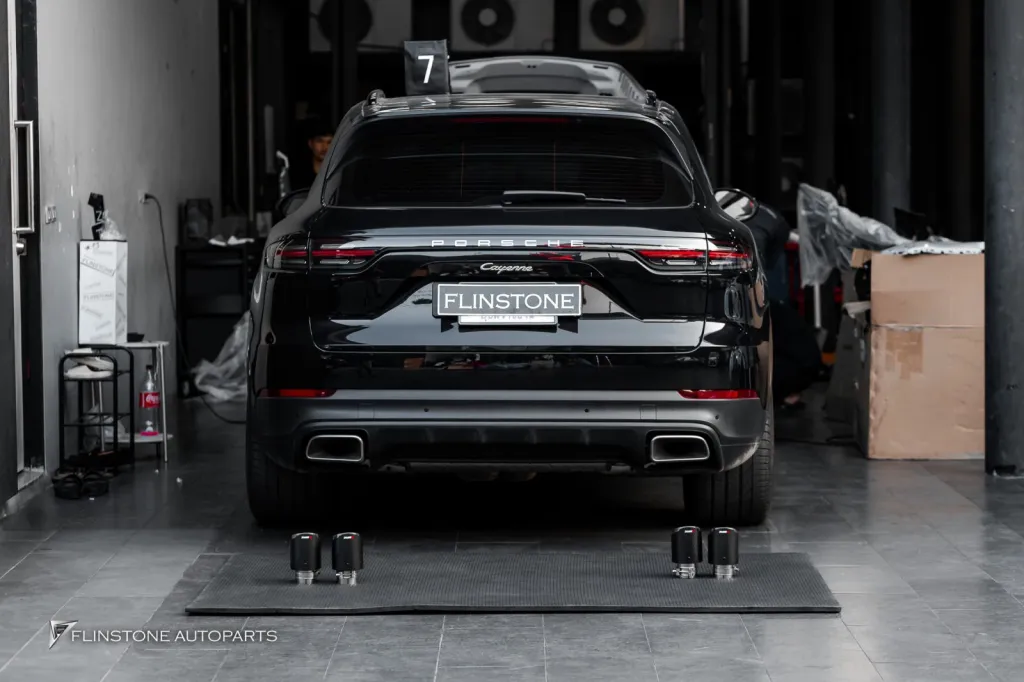 Porsche Cayenne Exhaust Tips Akrapovic