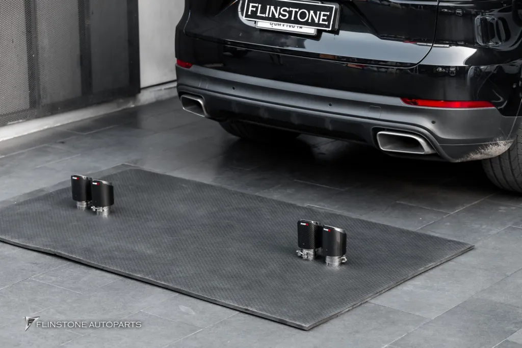 Porsche Cayenne Exhaust Tips Akrapovic