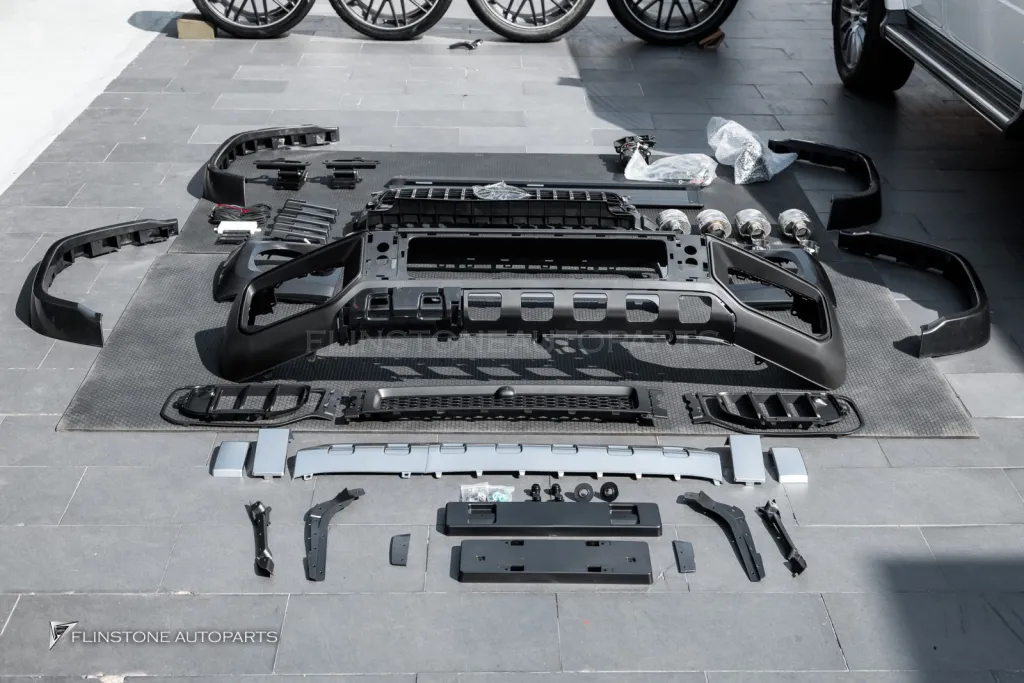 Mercedes Benz Gclass Full Body Kit 2024 Side Steps Keyless Wheels Exhaust Tips