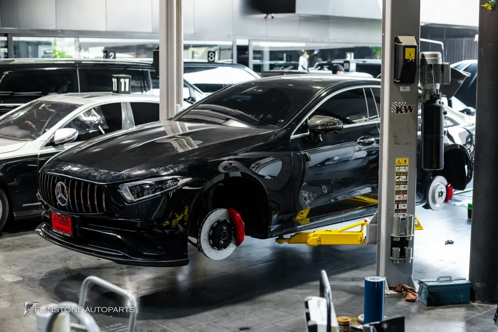 Mercedes Benz Cls พาร์ทคาร์บอนรอบคัน เบรค ปลายท่อ กระจัง