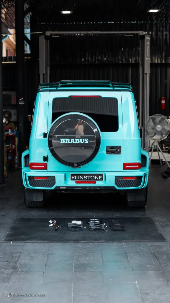 Mercedes Benz Gclass Tiffany blue Keyless