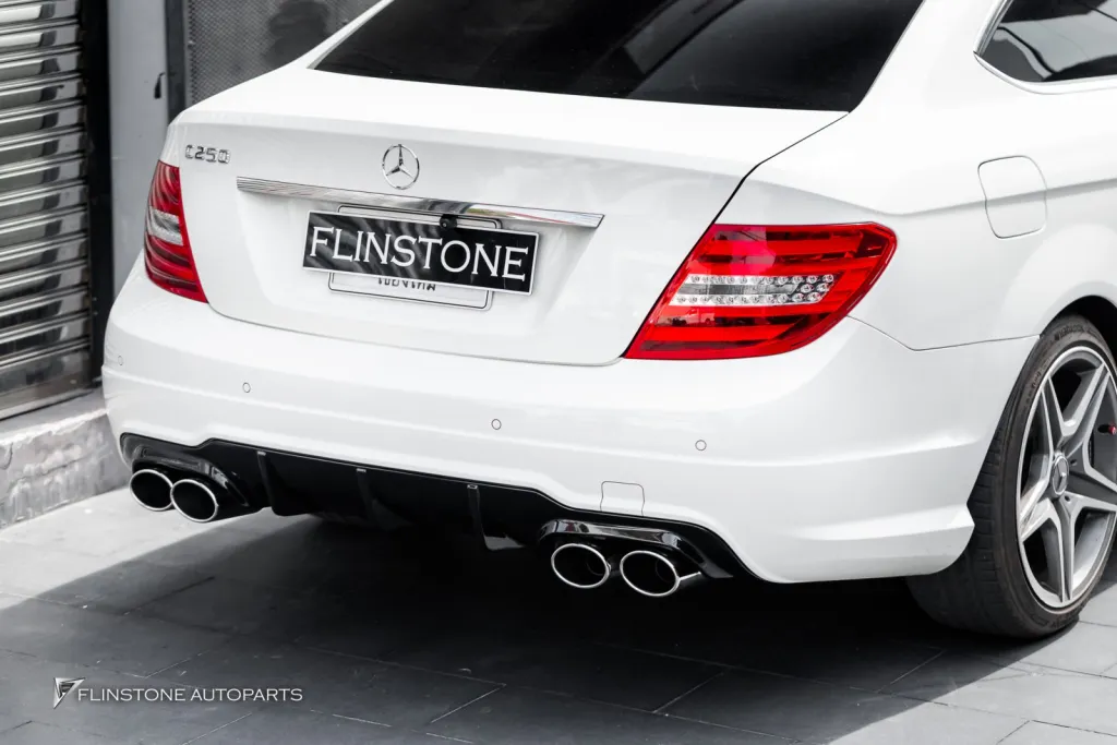 Mercedes Benz W204 Diffuser Exhaust Tips