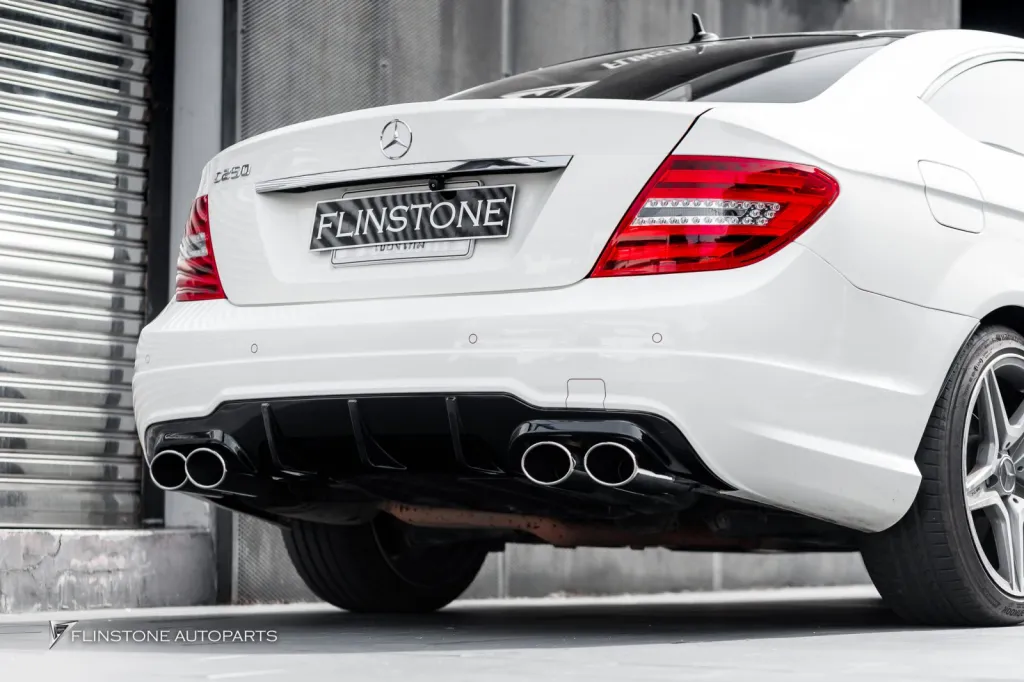 Mercedes Benz W204 Diffuser Exhaust Tips