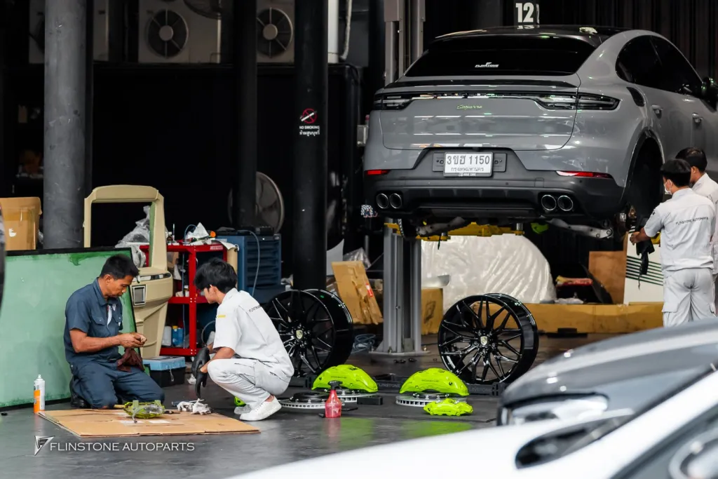 Porsche Cayenne เบรค ล้อ Usus