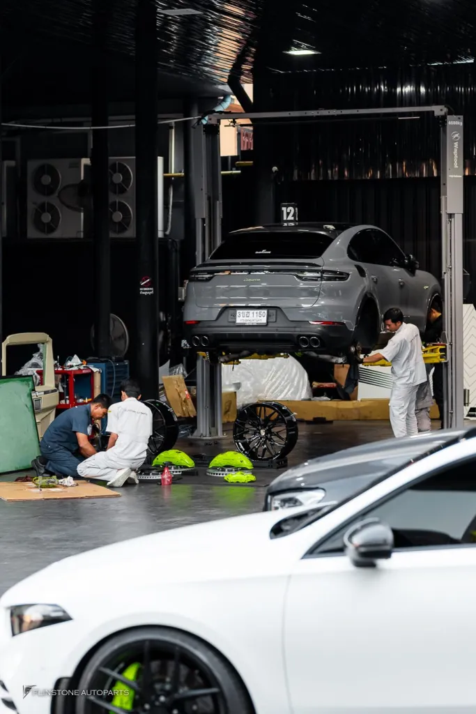 Porsche Cayenne เบรค ล้อ Usus