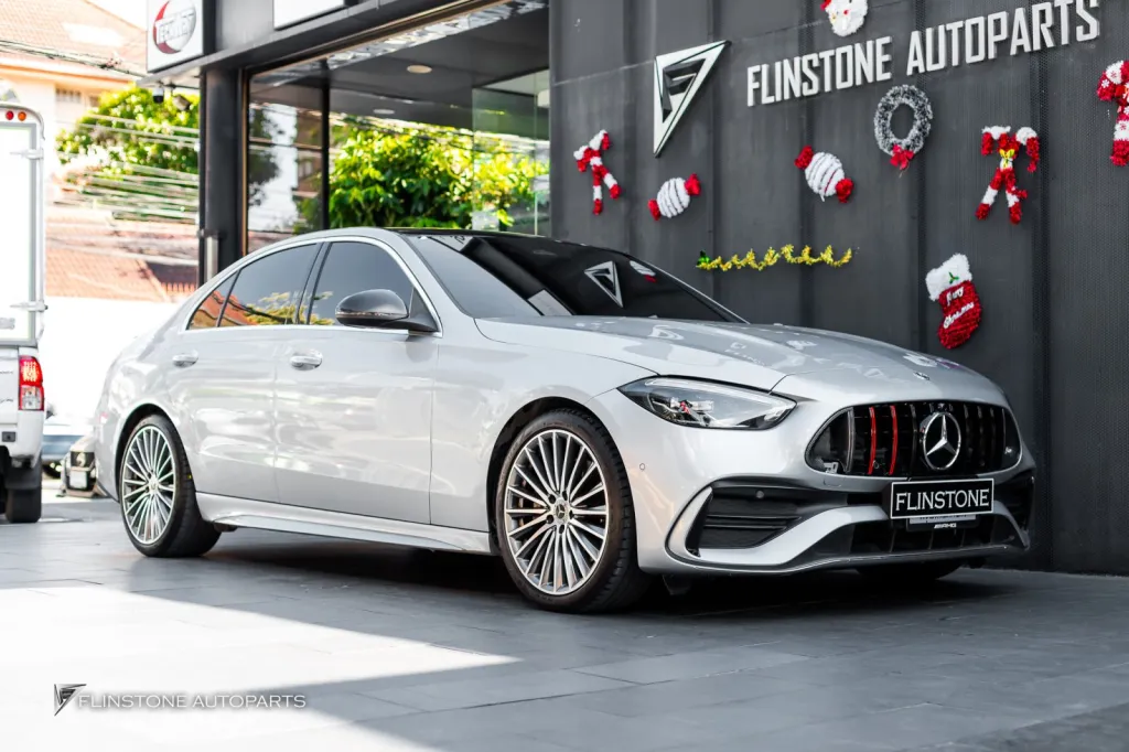 Mercedes Benz W206 กระจัง สปอยเลอร์ กระจก กรอบป้าย