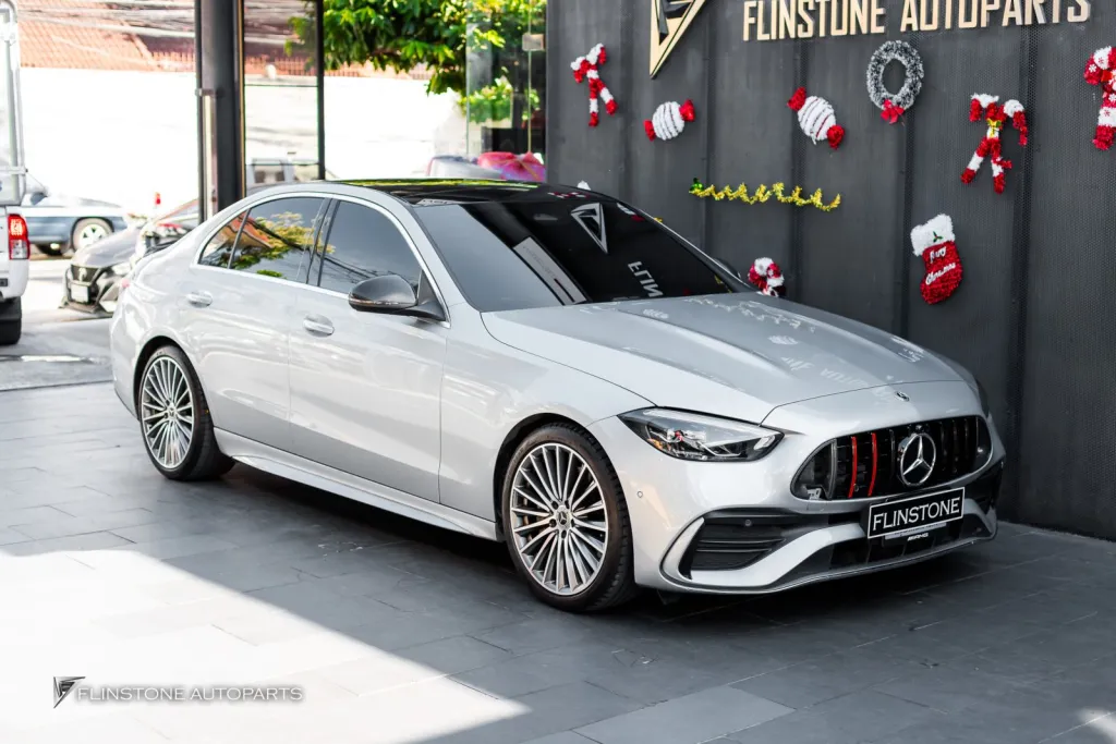 Mercedes Benz W206 กระจัง สปอยเลอร์ กระจก กรอบป้าย