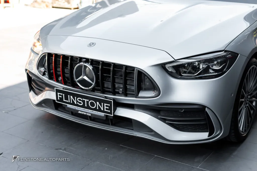 Mercedes Benz W206 กระจัง สปอยเลอร์ กระจก กรอบป้าย
