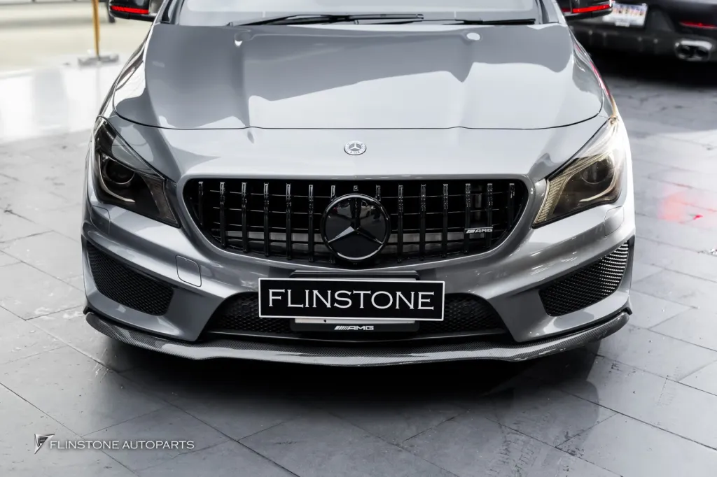 Mercedes Benz Cla 前唇车牌框车标 Amg 黑色