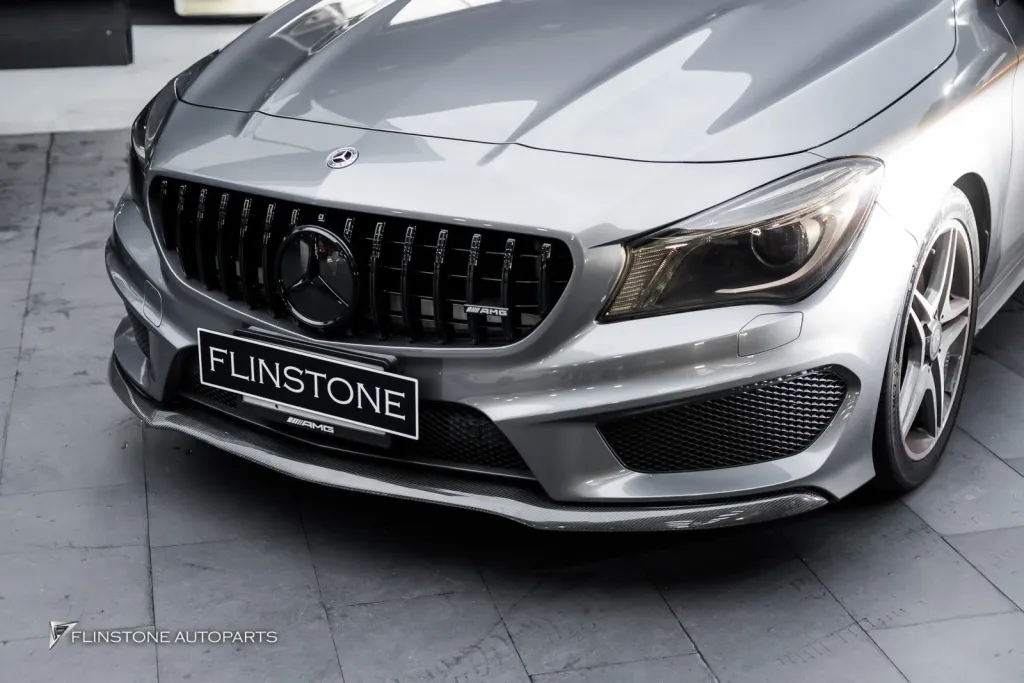 Mercedes Benz Cla 前唇车牌框车标 Amg 黑色