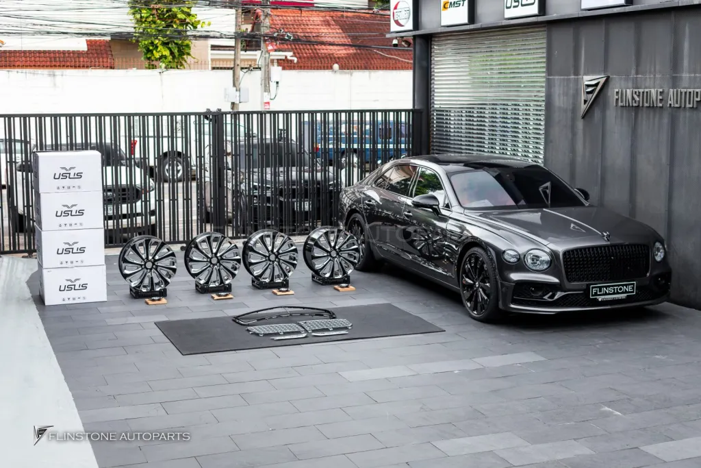 Bentley กระจัง โลโก้ Mulliner ล้อ Usus Floating Cap
