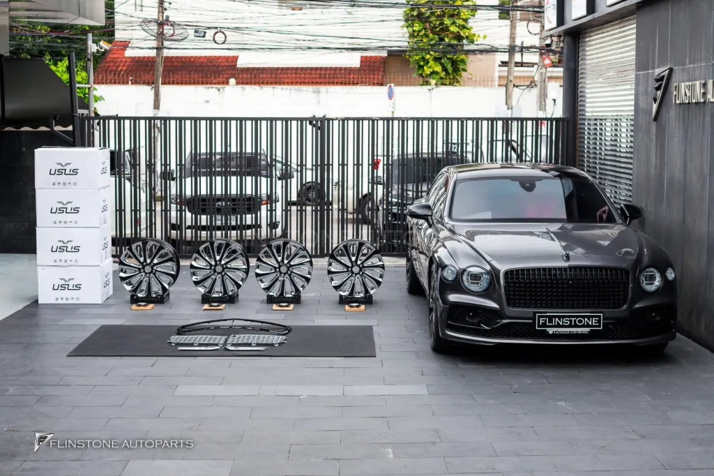 Bentley กระจัง โลโก้ Mulliner ล้อ Usus Floating Cap