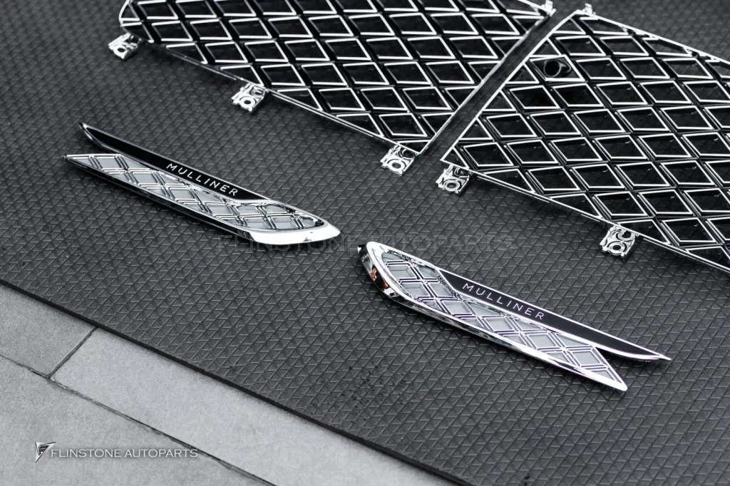 Bentley กระจัง โลโก้ Mulliner ล้อ Usus Floating Cap