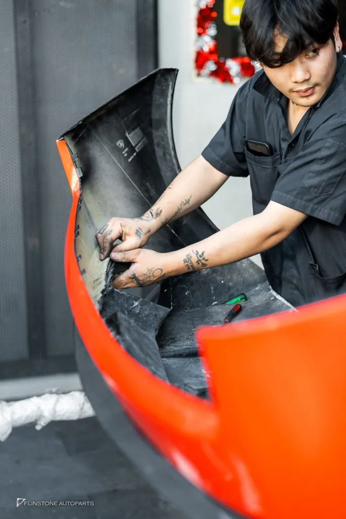 Lamborghini Gallado กันชนหน้า ดิฟ สเกิร์ต ปลายท่อ