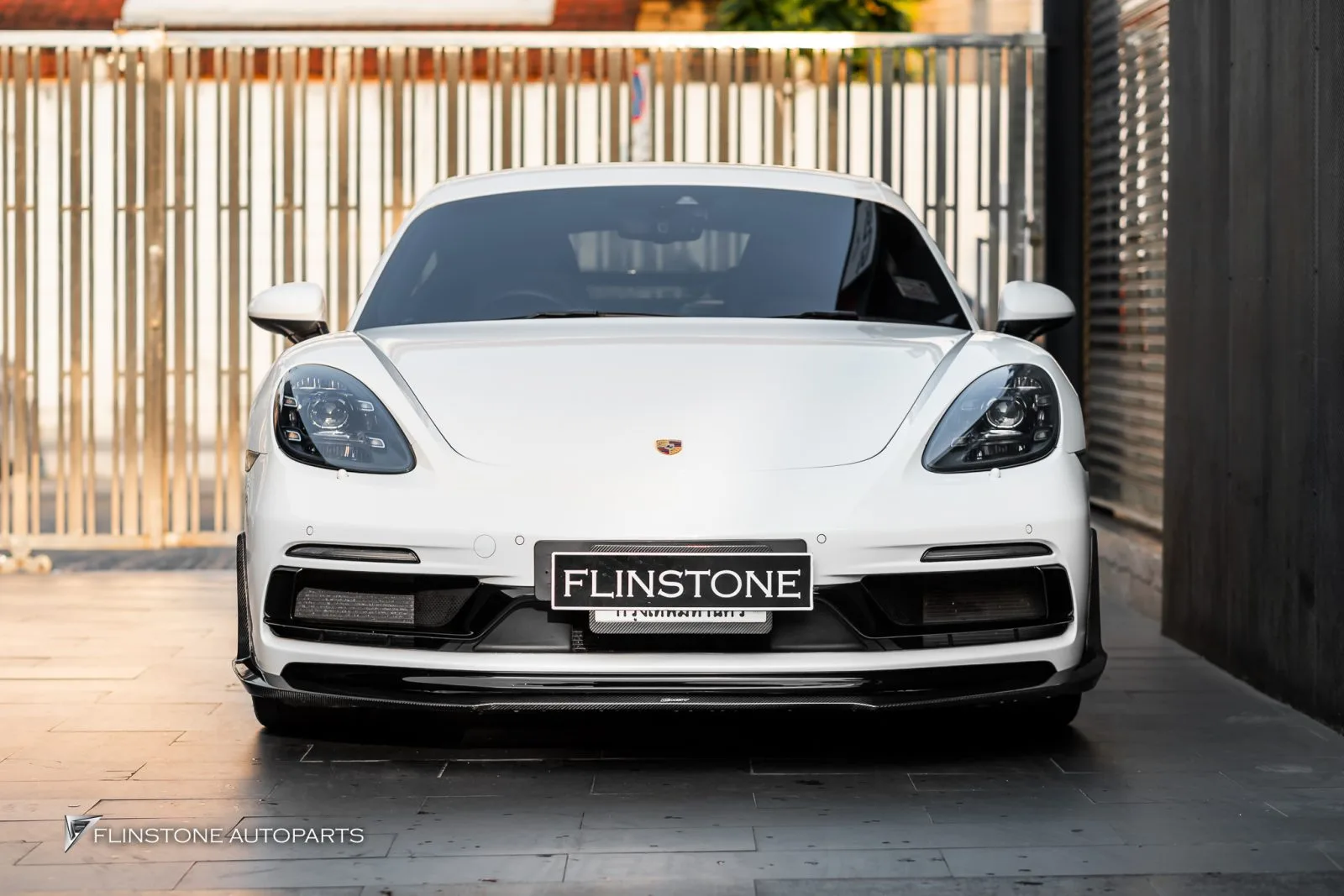 Porsche 718 Cayman ชุดพาร์ทคาร์บอน CMST Wing GT4 V.1 Usus