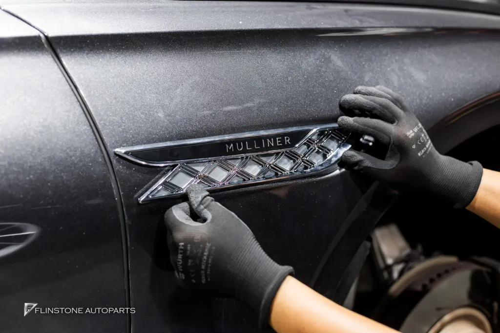 Bentley กระจัง โลโก้ Mulliner ล้อ Usus Floating Cap