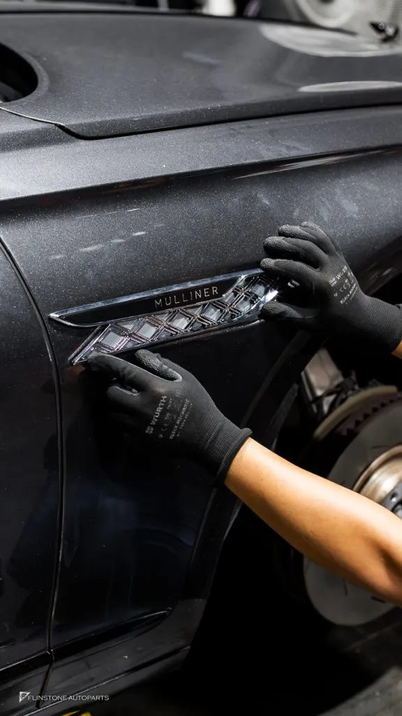 Bentley กระจัง โลโก้ Mulliner ล้อ Usus Floating Cap