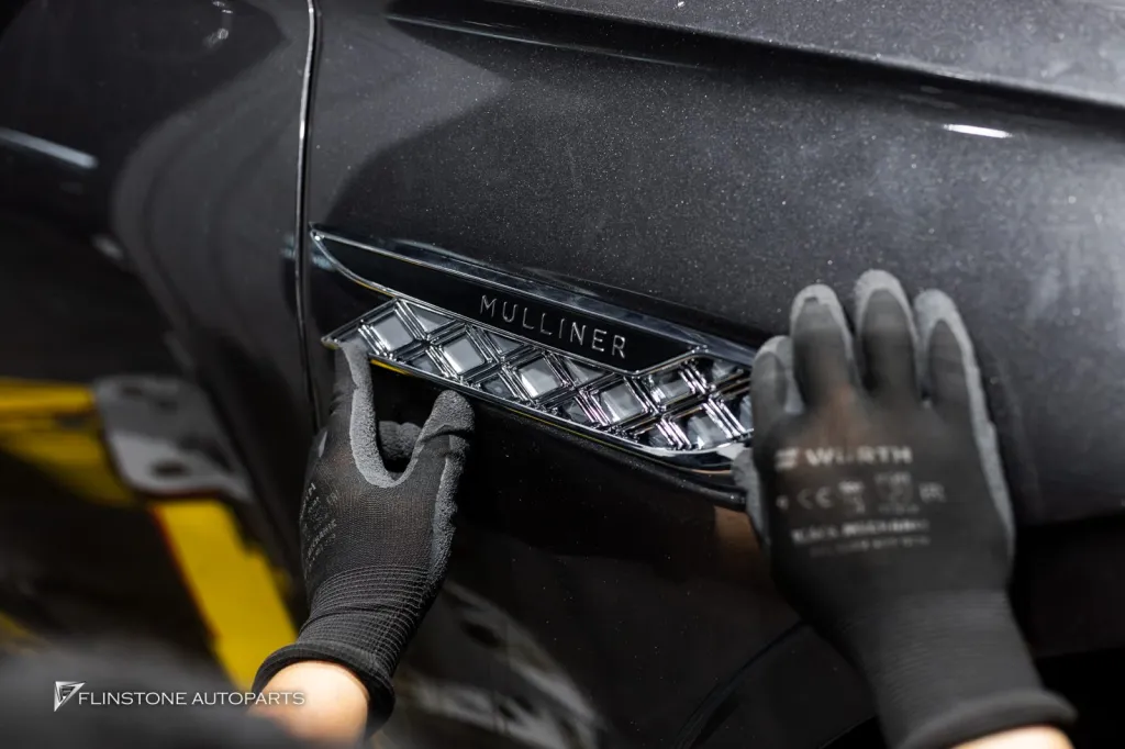 Bentley กระจัง โลโก้ Mulliner ล้อ Usus Floating Cap