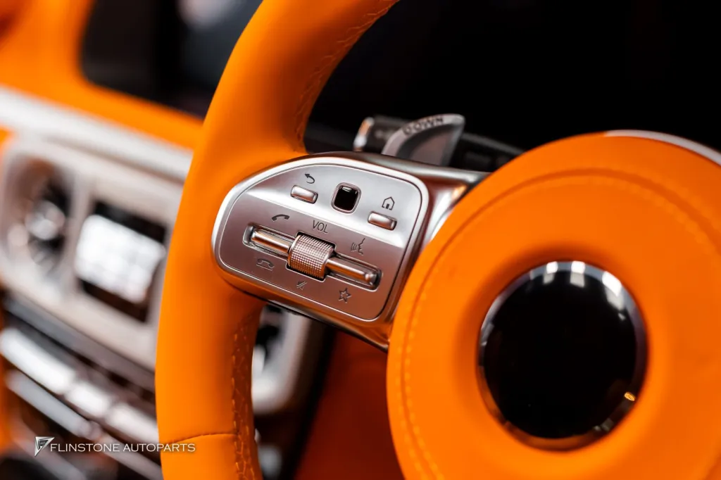 Mercedes Benz Gclass Parts Kit Brabus Full Body Wheels Usus Orange Interior