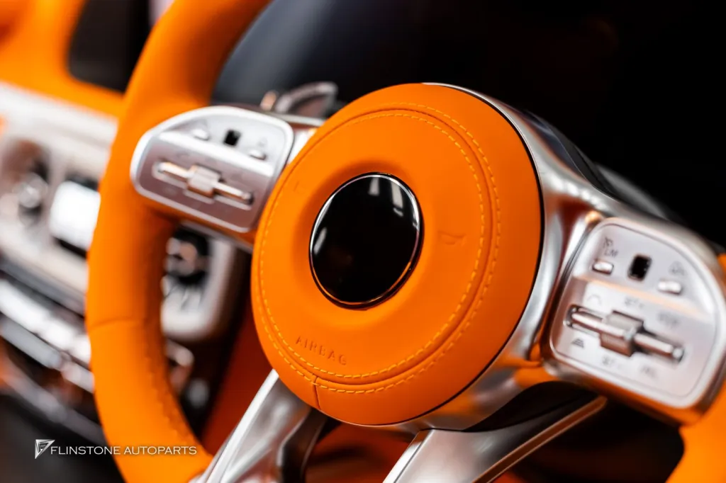Mercedes Benz Gclass Parts Kit Brabus Full Body Wheels Usus Orange Interior