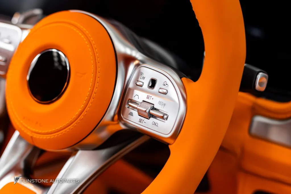 Mercedes Benz Gclass Parts Kit Brabus Full Body Wheels Usus Orange Interior