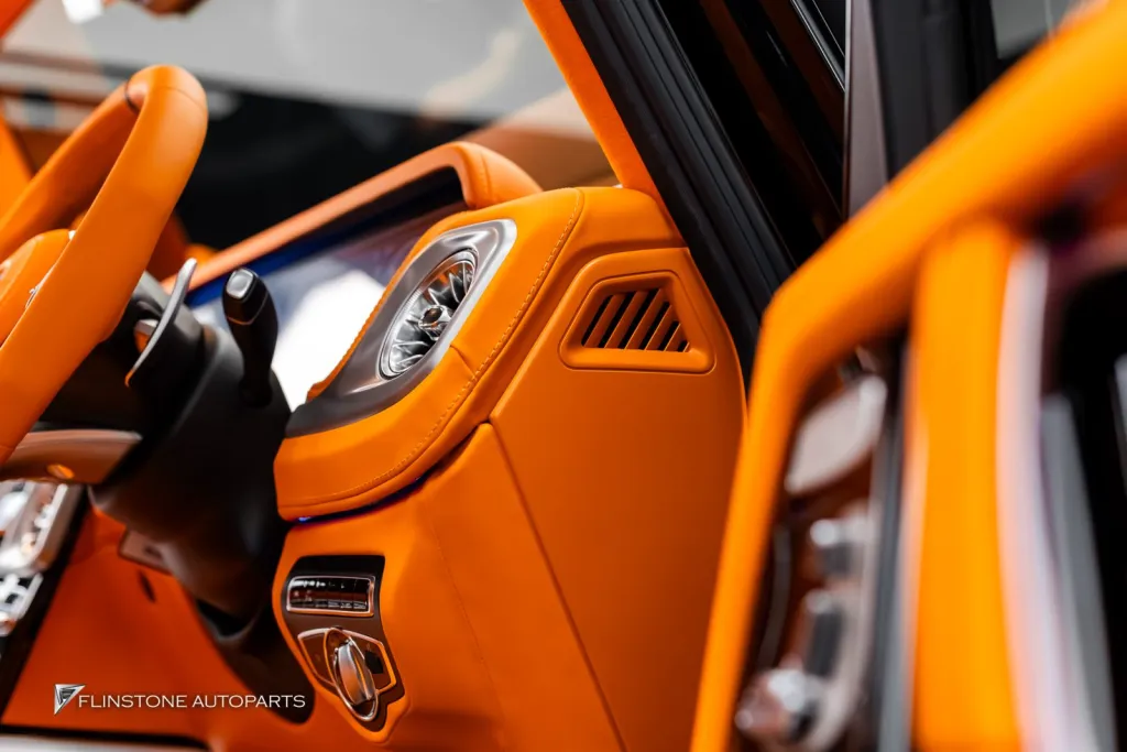 Mercedes Benz Gclass Parts Kit Brabus Full Body Wheels Usus Orange Interior