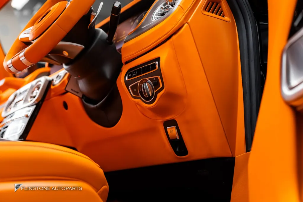 Mercedes Benz Gclass Parts Kit Brabus Full Body Wheels Usus Orange Interior