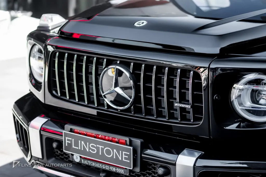 Mercedes Benz Gclass ชุดพาร์ทกันชนหน้า บันไดไฟฟ้า ล้อ Usus ฟิล์ม