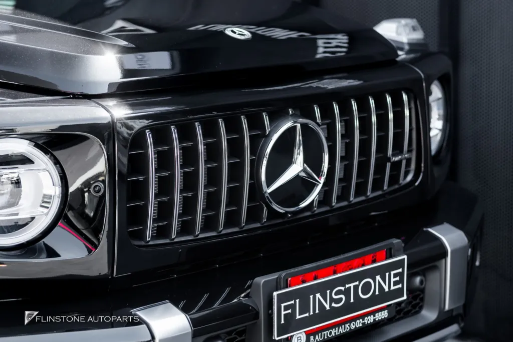 Mercedes Benz Gclass ชุดพาร์ทกันชนหน้า บันไดไฟฟ้า ล้อ Usus ฟิล์ม