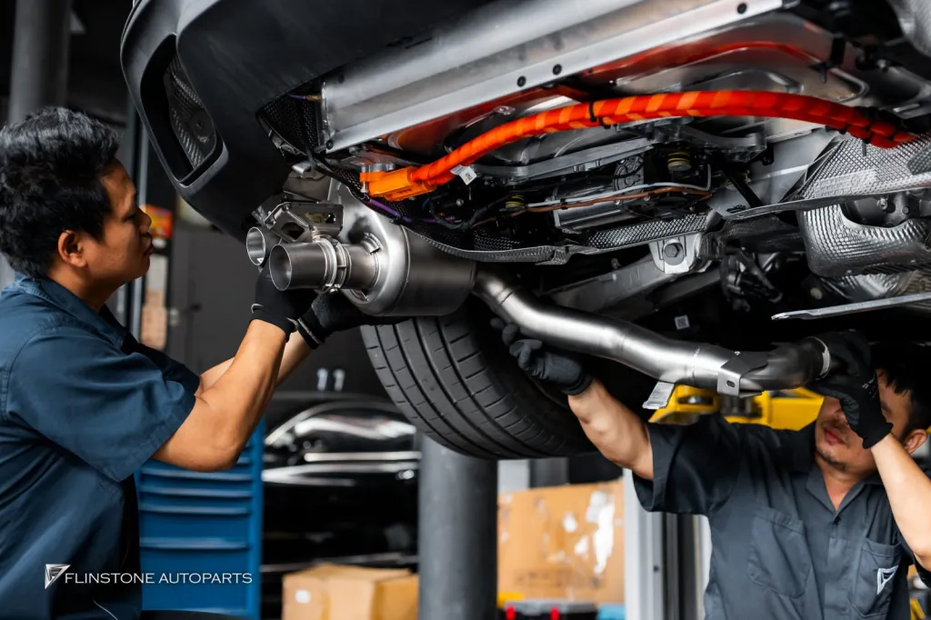 Porsche Panamera 976 ท่อ Akrapovic