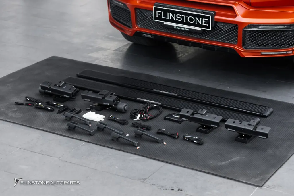 Mercedes Benz Gclass บันไดไฟฟ้า Keyless