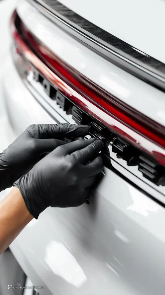 Porsche Cayenne โลโก้ดำ ปลายท่อ